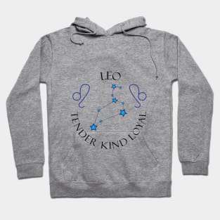 Leo Tender Kind Loyal Hoodie